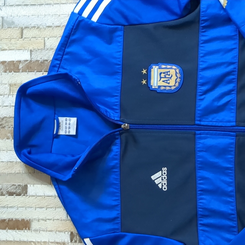 Adidas Argentina National Team 2010-2011‎ World Cup football soccer Track Jacket - Picture 3 of 8